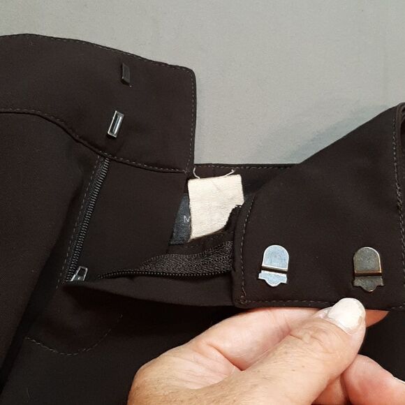 Morrissey Brown Flare Capri Dress Pants - Picture 5 of 10